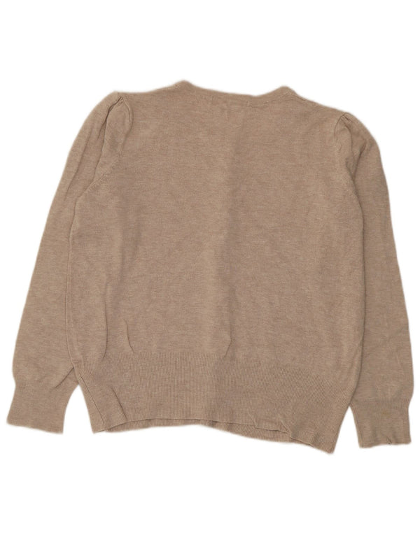 Pulover pentru femei Marks & Spencer Crop Cardigan UK 12 Medium Beige Viscose