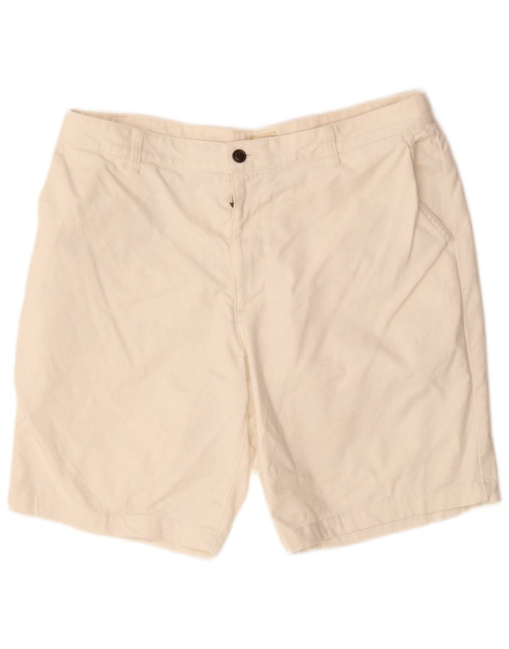 Pantaloni scurti cargo pentru bărbați DOCKERS W36, mari din bumbac alb