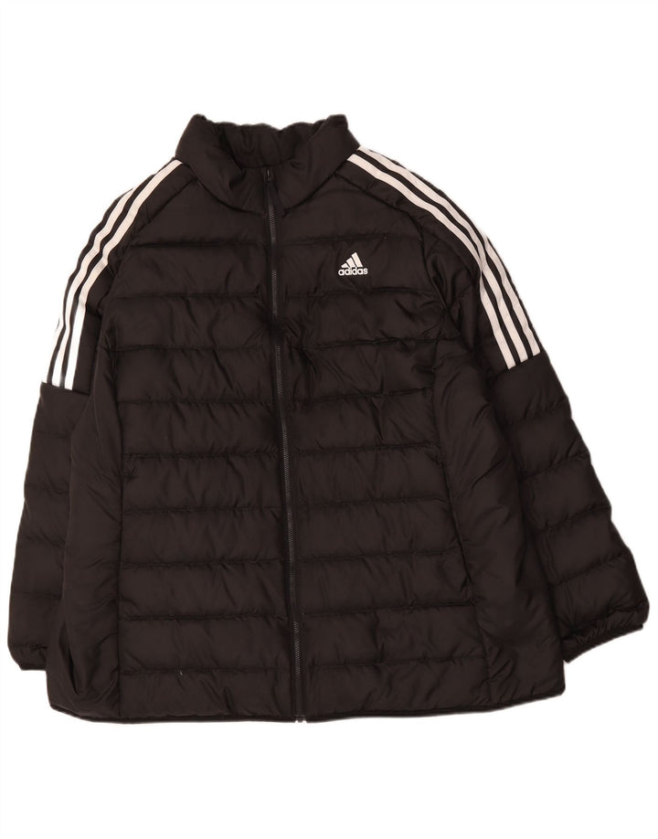 Jachetă căptușită pentru femei Adidas UK 24/26 2XL Negru Poliester