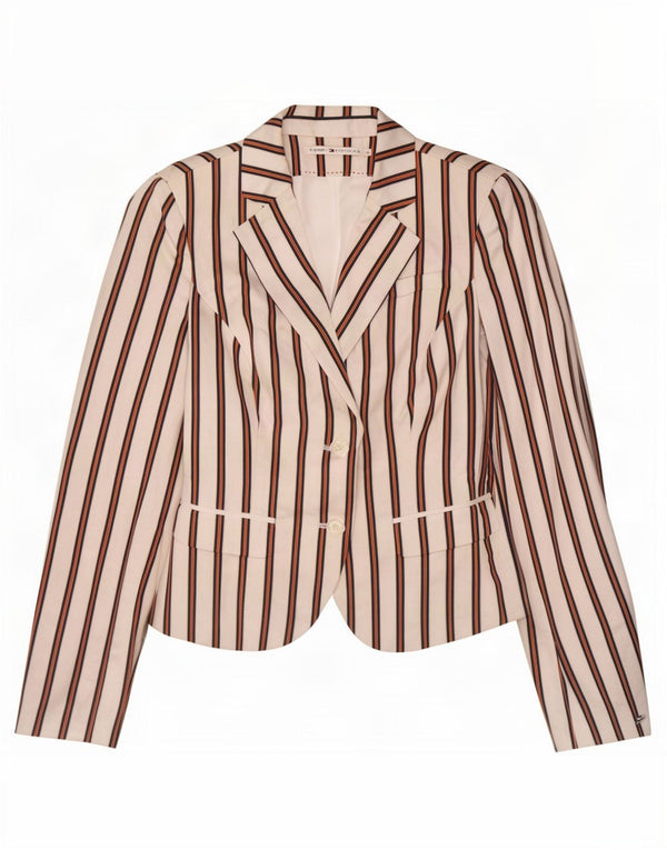 Jachetă pentru femei Tommy Hilfiger, cu 2 nasturi, cu dungi albe