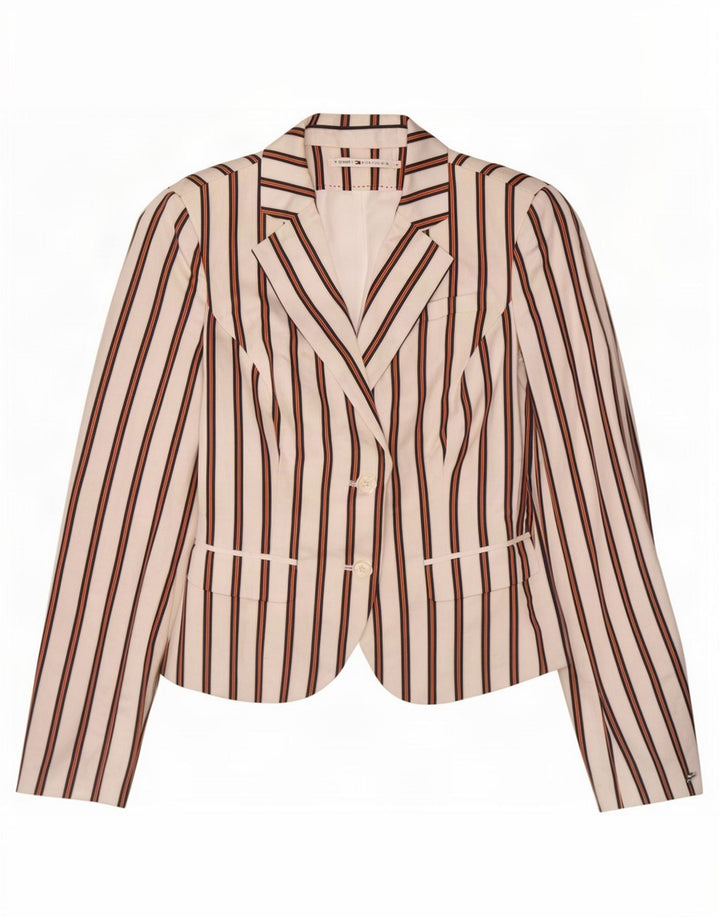 Jachetă pentru femei Tommy Hilfiger, cu 2 nasturi, cu dungi albe