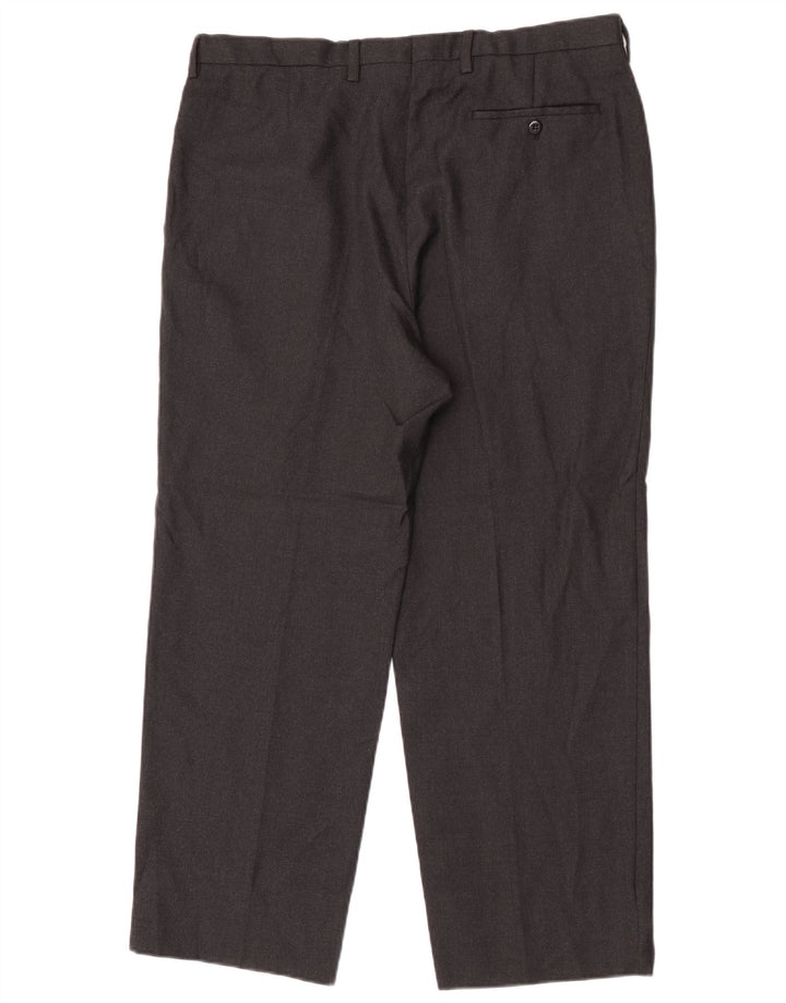 Pantaloni de costum pentru bărbați Burberry L36 L28 Lână gri