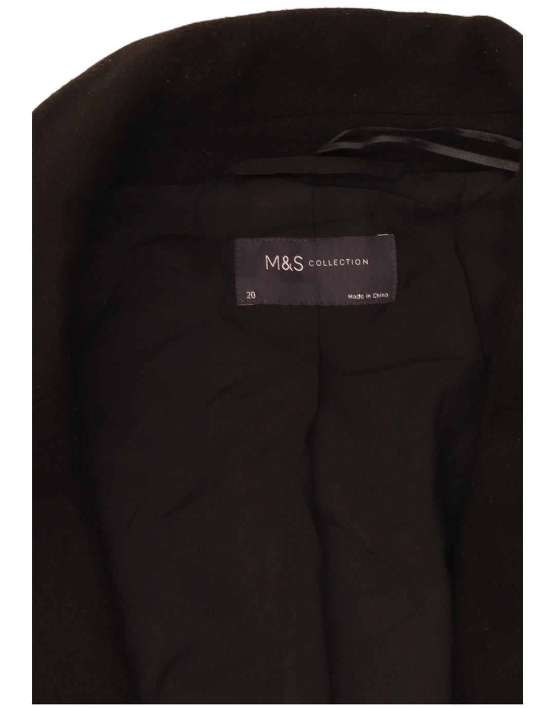 Palton pentru femei Marks & Spencer UK 20 2XL Negru