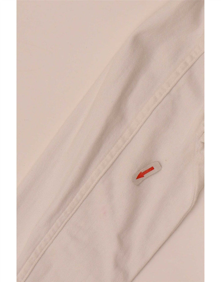 Crew Clothing Jachetă de blugi pentru femei UK 10 Small White