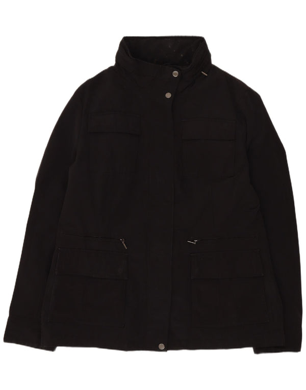Geox Respira Jachetă cu glugă pentru femei UK 18 XL Poliester negru