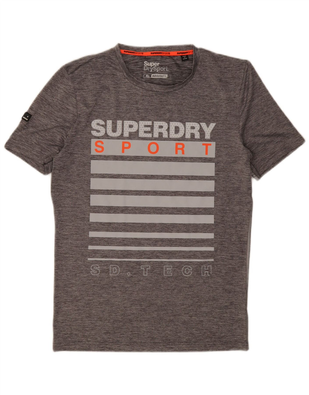 Tricou grafic pentru bărbați Superdry Top XL gri pete