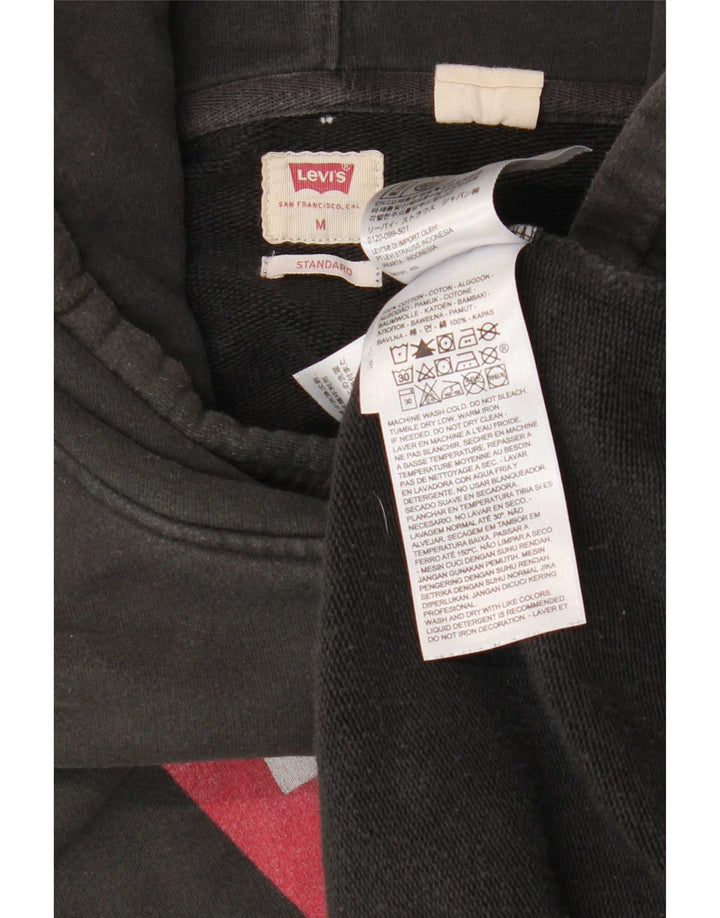 Pulover Levi's Standard Graphic pentru bărbați, bumbac mediu negru