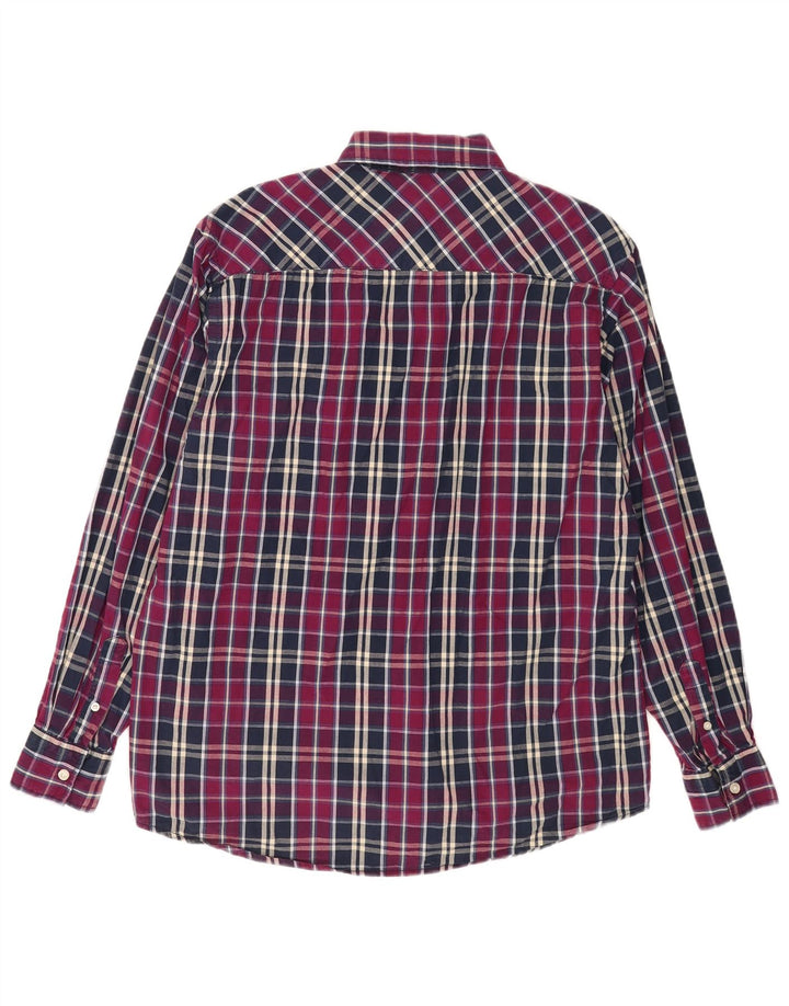 Cămașă pentru bărbați Pierre Cardin Regular Fit XL Mov carouri