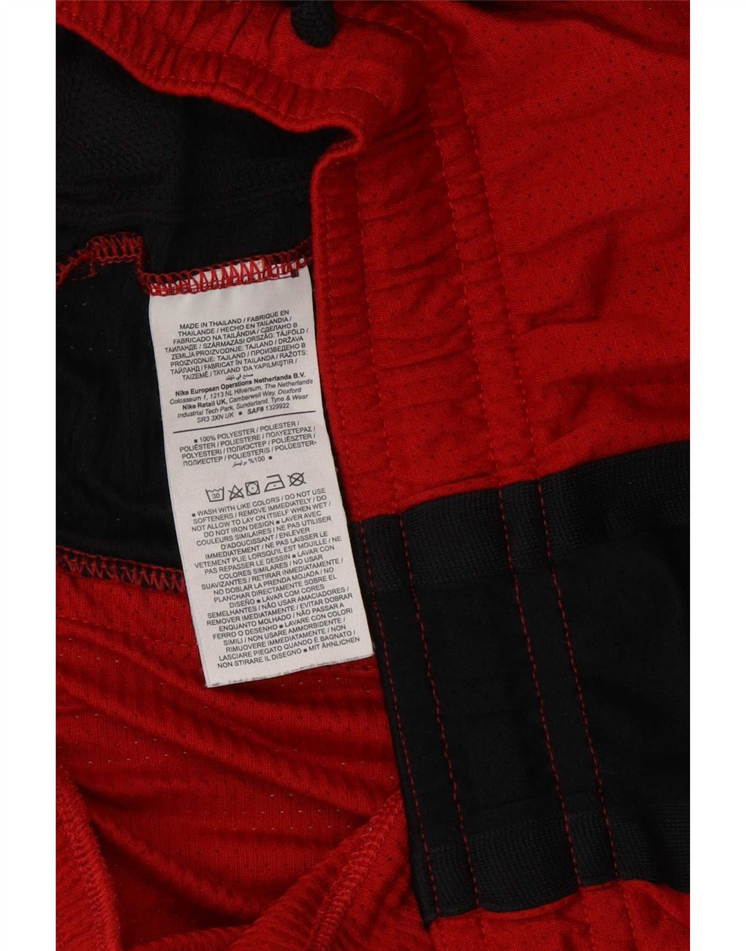 Pantaloni scurți sport Jordan pentru bărbați XL, roșu, poliester color bloc