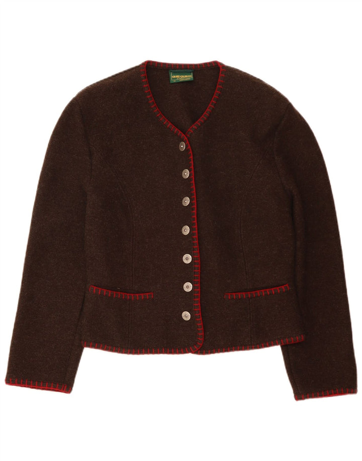 Jachetă GEIGER pentru femei, cu 7 nasturi, IT 44 Maro Mediu