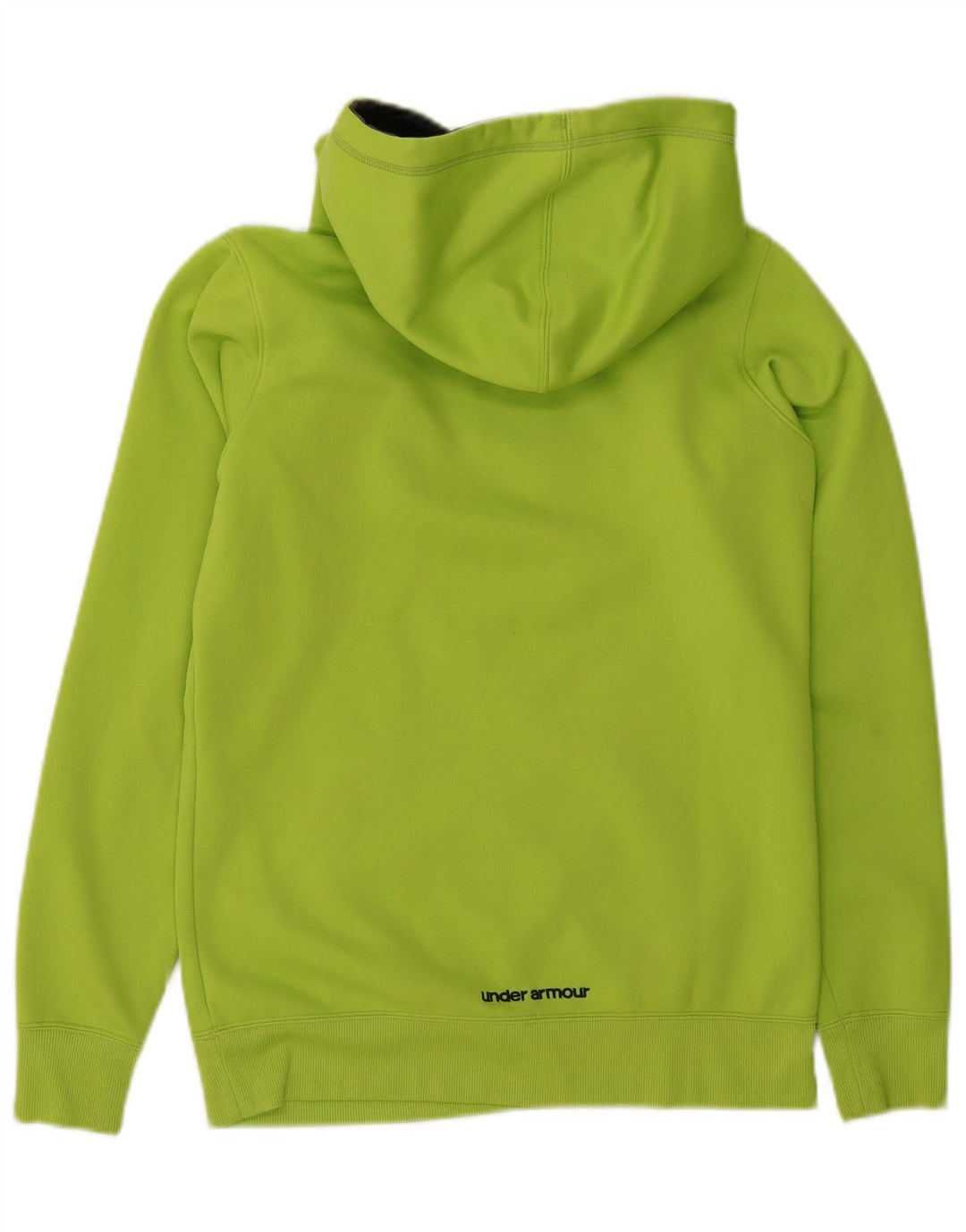 UNDER ARMOUR Mens Graphic Hoodie Jumper XS Green Polyester