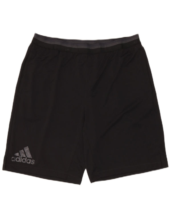 Pantaloni scurți sport pentru bărbați Adidas XL, poliester, negru