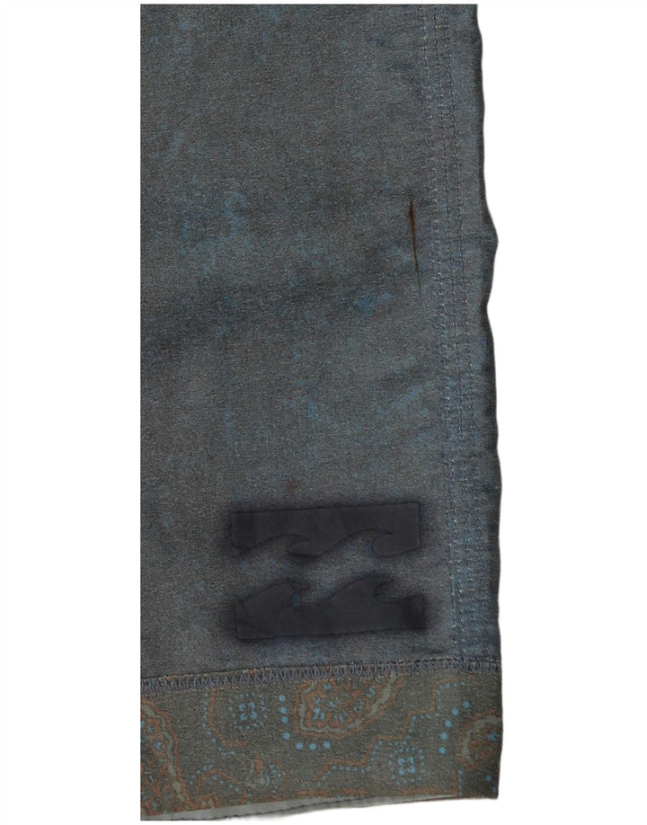 Pantaloni scurți de înot Billabong pentru bărbați, bumbac albastru mediu