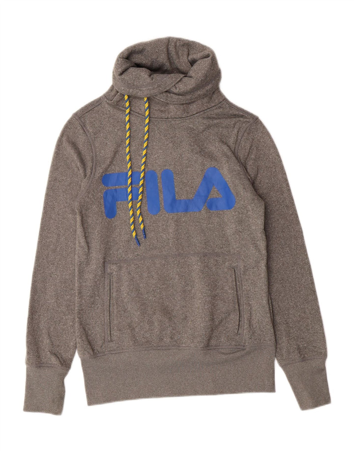 Pulover cu grafic pentru femei Fila UK 10 Small Gri
