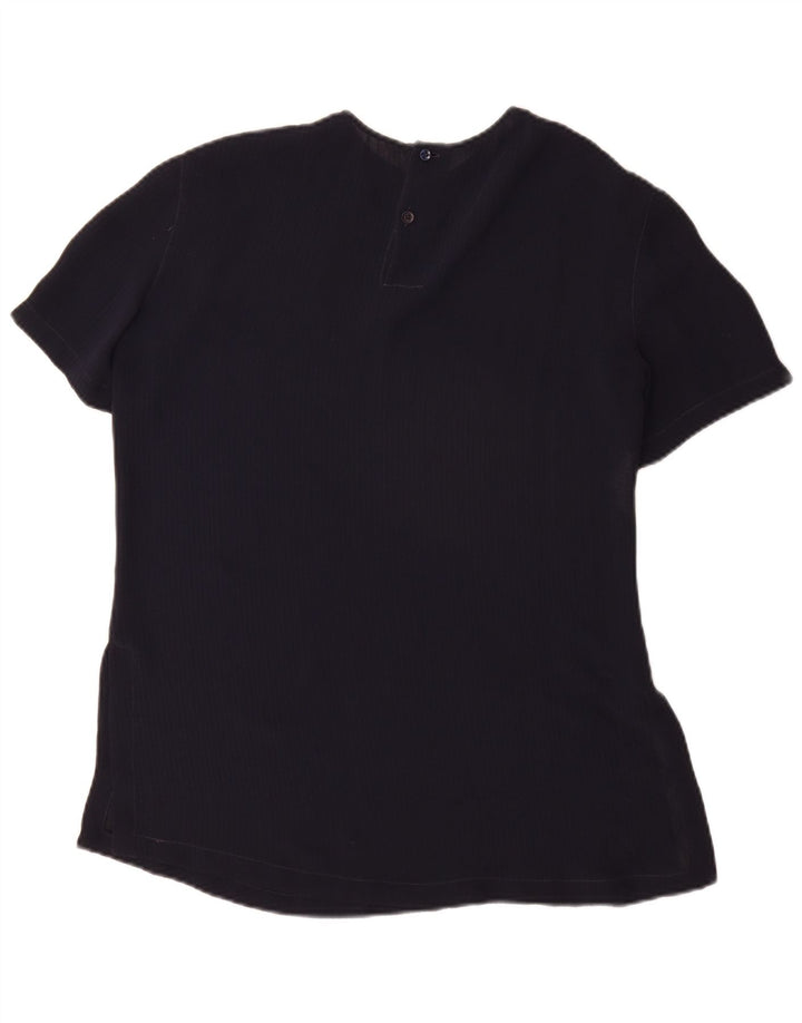 EMPORIO ARMANI Bluză Femei Top UK 12 Medium Bleumarin