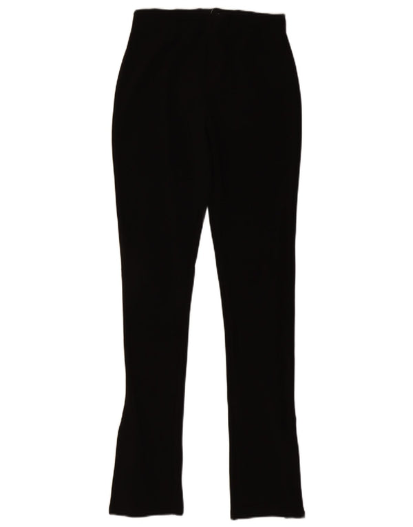 Pantaloni de trening Zara pentru femei UK 12 Poliester mediu negru