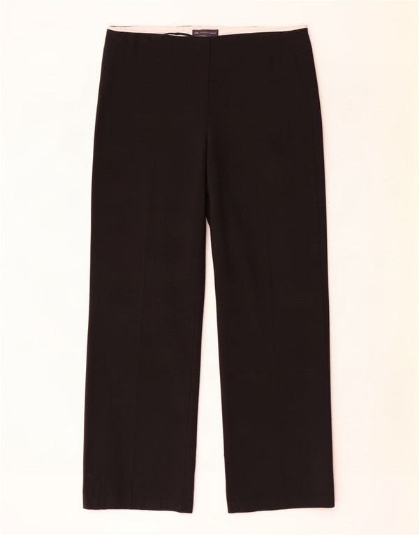 Marks & Spencer Pantaloni casual pentru femei cu talie înaltă UK 14 Large W34 L31 Negru