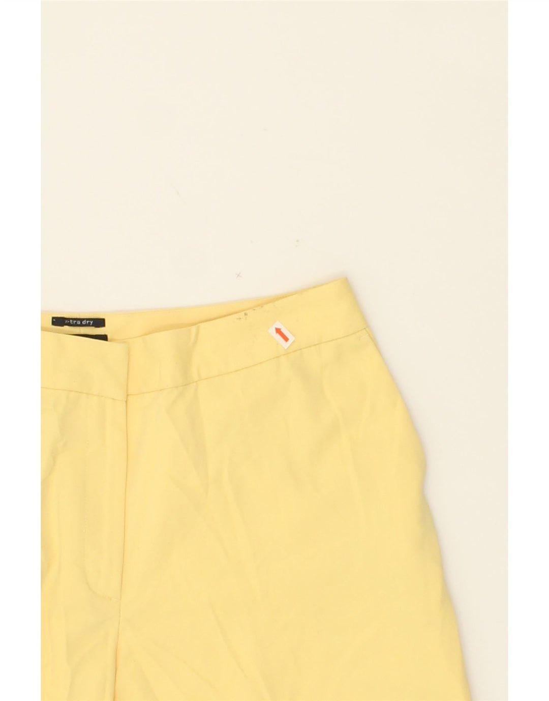 IZOD Womens Chino Shorts US 4 Small W26  Yellow Polyester Vintage Izod and Second-Hand Izod from Messina Hembry 