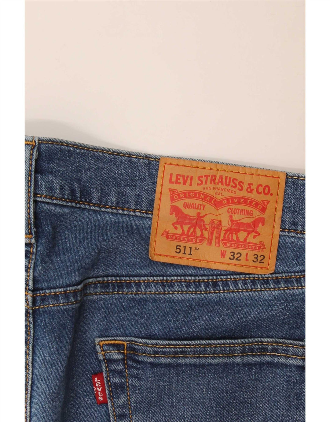 Blugi Levi's 511 Slim pentru bărbați W32 L29 Bumbac albastru