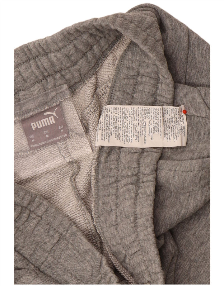 Pantaloni scurți sport Puma pentru bărbați, bumbac, gri mediu