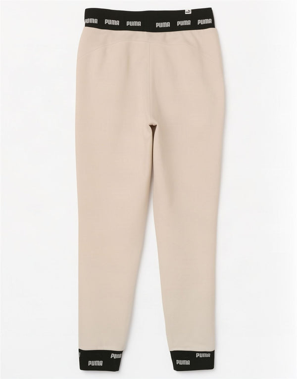 Pantaloni de trening Puma Graphic pentru bărbați Joggeri XS Bumbac color bloc alb