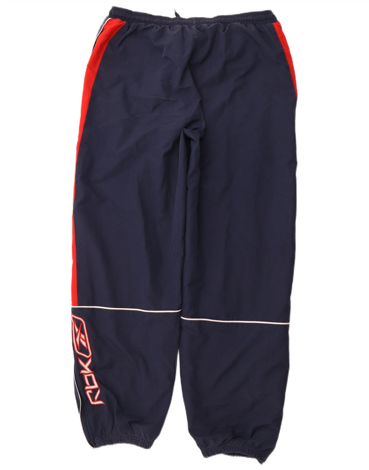 Pantaloni de trening grafic pentru bărbați REEBOK Pantaloni de jogging XL bleumarin, color block