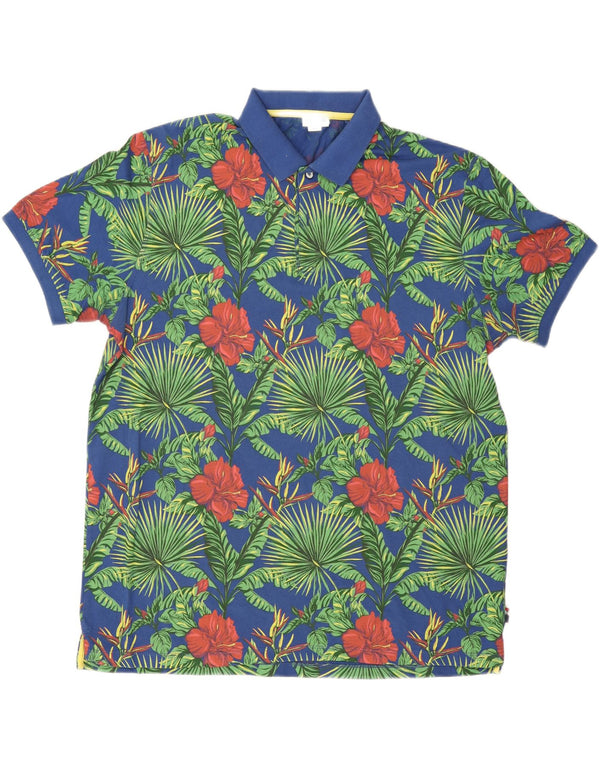 U.S. Polo Assn. Cămașă pentru bărbați 3XL albastru bumbac floral