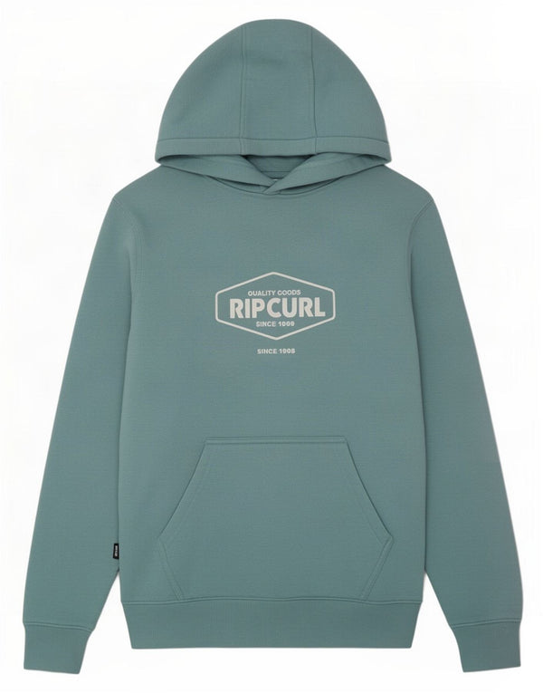 Rip Curl Boys Graphic Hoodie Pulover 11-12 Ani Medium Turcoaz Bumbac