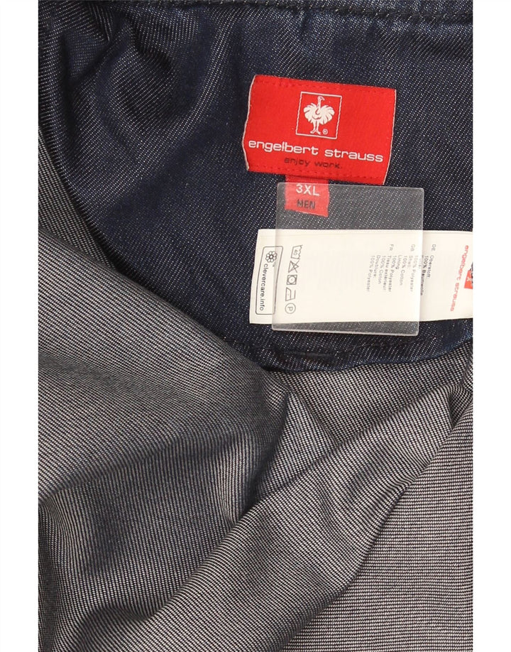 Jachetă de blugi Engelbert Strauss pentru bărbați UK 46 3XL Bumbac albastru