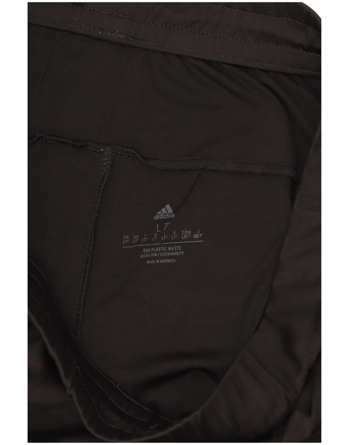 Pantaloni scurți sport pentru bărbați Adidas, mari, negru, poliester