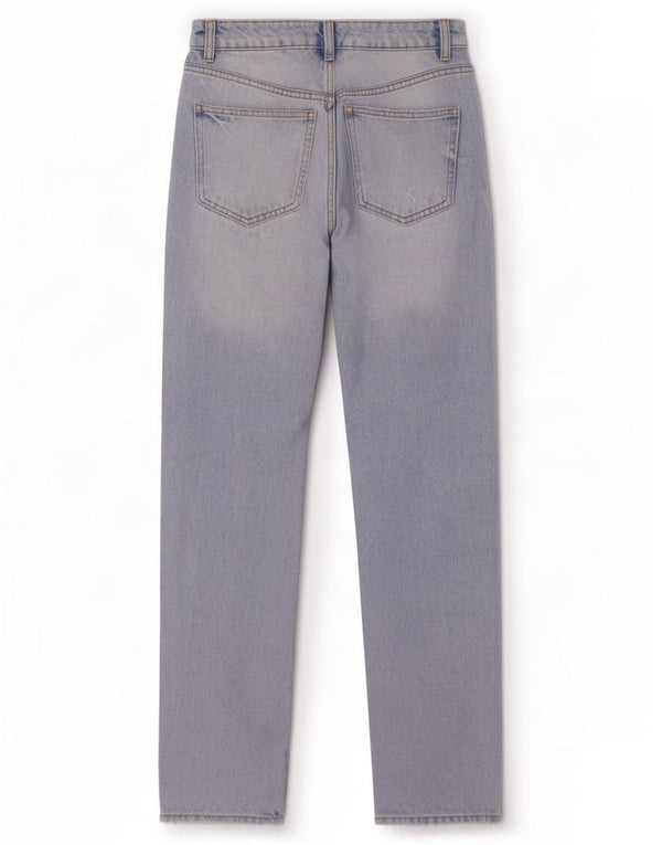 Blugi conici cu talie înaltă pentru femei Zara EU 34 2XS W24 L27 Albastru