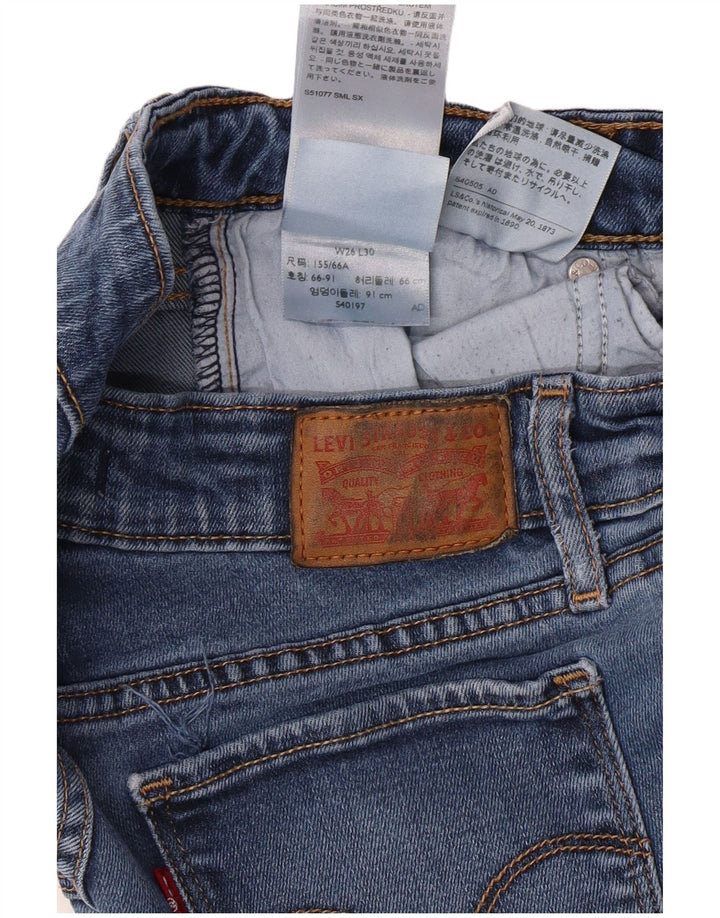 Blugi skinny 711 pentru femei LEVI'S W26 L30 Lyocell albastru