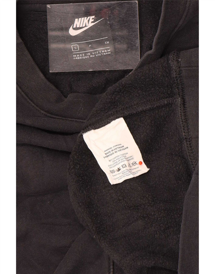 Pulover Nike pentru bărbați, bumbac mic, negru