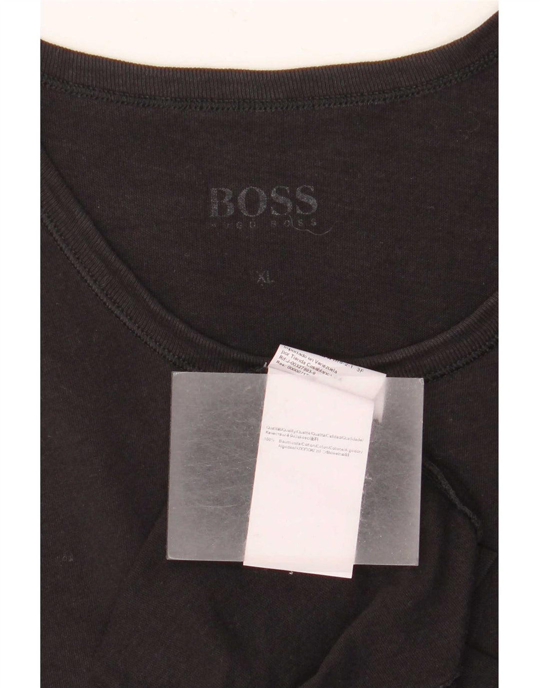 Tricou pentru bărbați Hugo Boss Top XL Negru Elastan