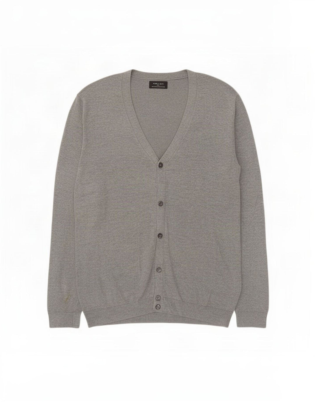 Pulover cardigan pentru bărbați Zara, mare, gri cu pete