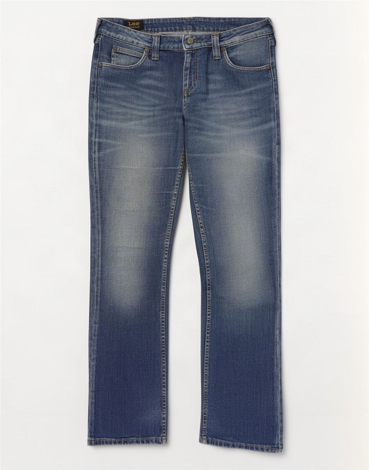 Blugi Lee Jinx Bootcut W33 L33, bumbac albastru
