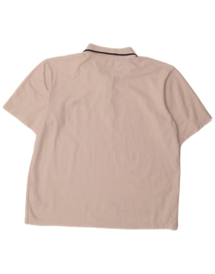 Tricou polo Umbro XL alb pentru bărbați