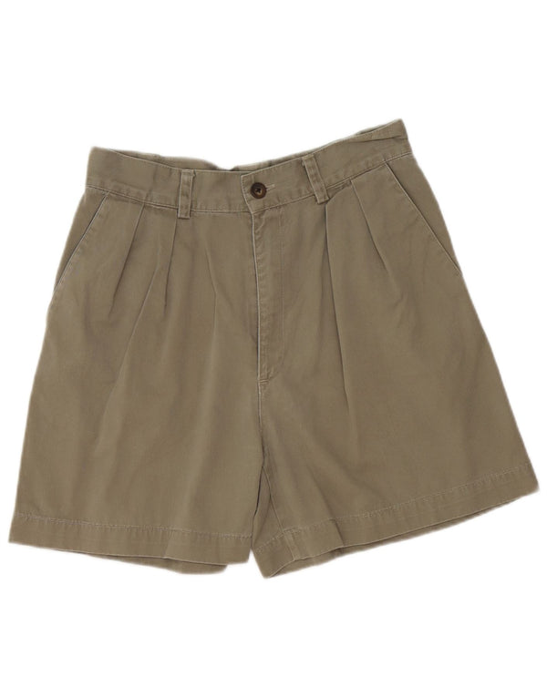 Pantaloni scurți chino pentru femei Gap Classic Fit US 8 Medium W30 Kaki Bumbac