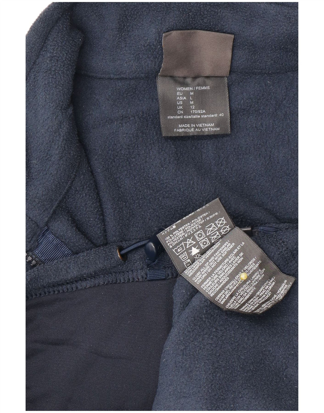 Jack Wolfskin Jachetă polară pentru femei UK 12 Medium Bleumarin Poliester