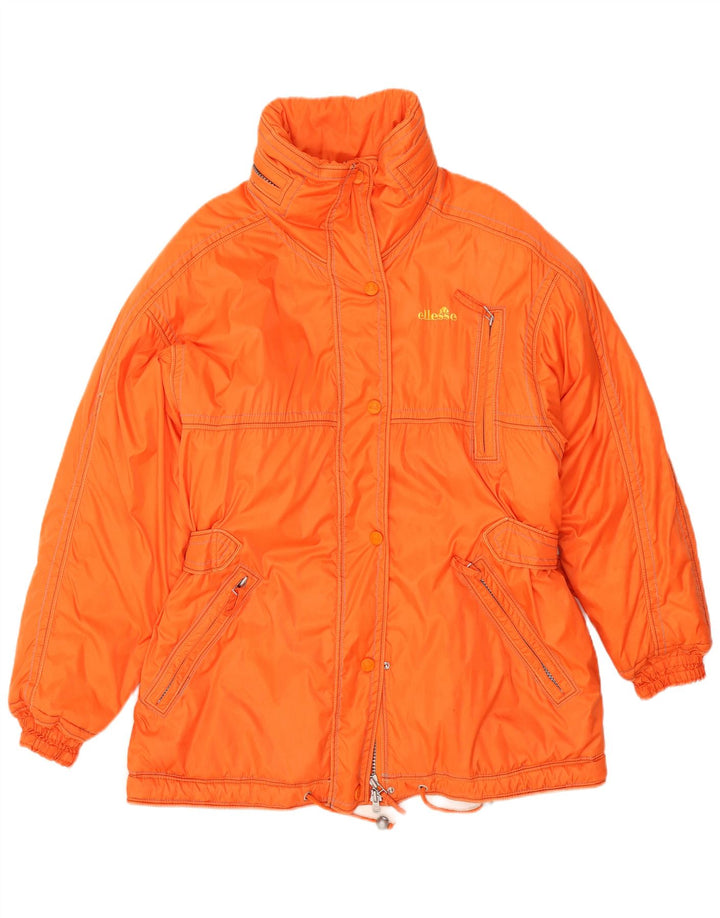 Jachetă de schi Ellesse pentru femei, cu ajustare largă, UK 14, mare, portocaliu, poliamidă