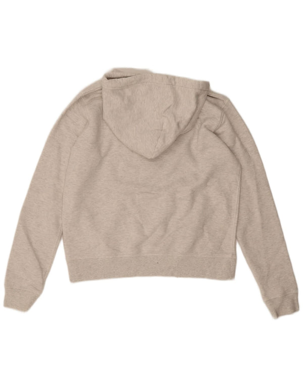 Pulover Jack Wills pentru damă, cu grafică, UK 12, bumbac cu pete, gri mediu