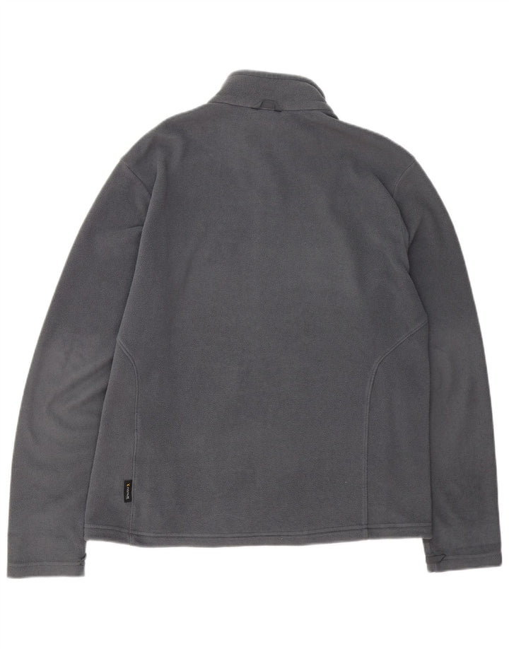 Jachetă fleece pentru bărbați JACK WOLFSKIN UK 40, mare, gri, poliester