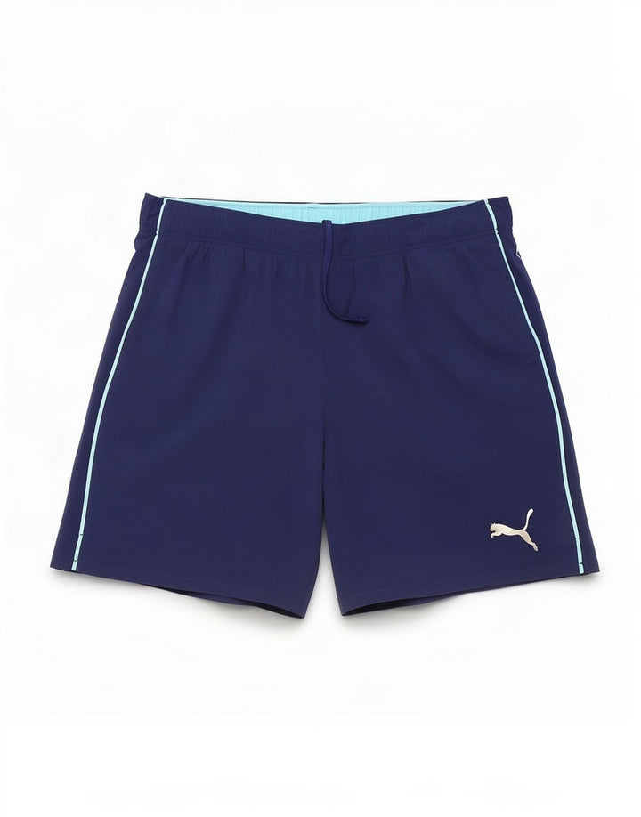 Pantaloni scurți sport Puma pentru bărbați 2XL, poliester bleumarin