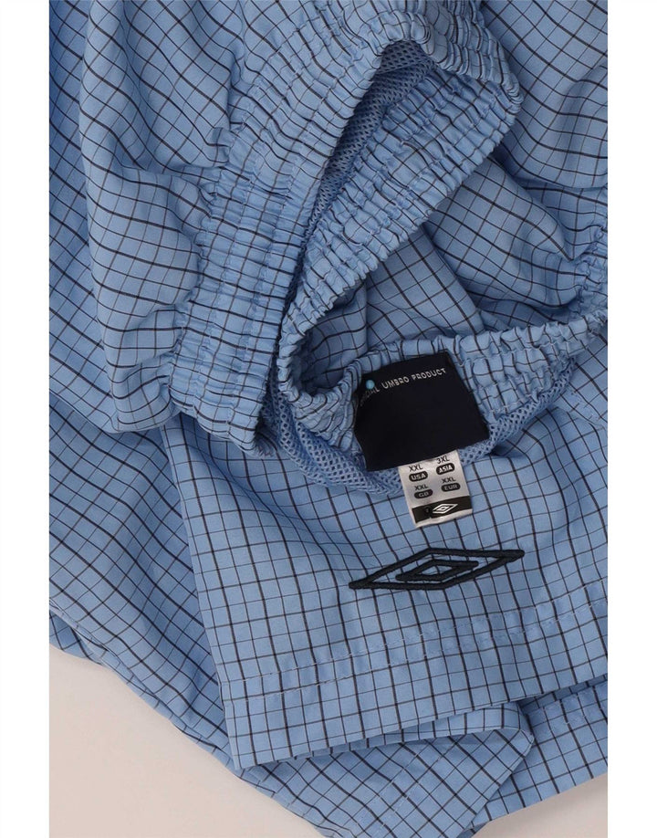 Pantaloni scurți Umbro Graphic Regular Sport 2XL Blue Check