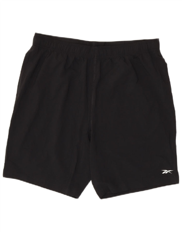 Pantaloni scurți sport pentru bărbați Reebok XL poliester negru