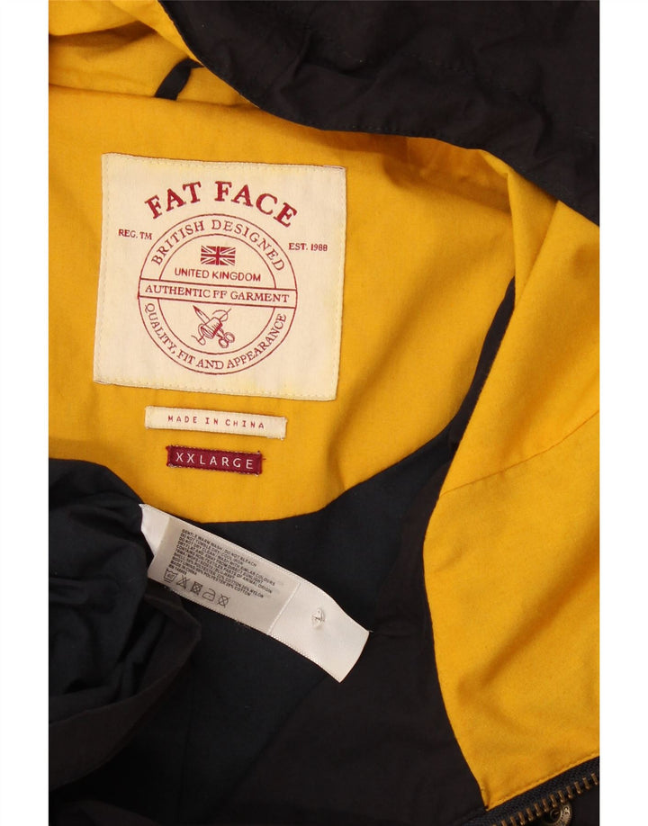 Jachetă cu glugă pentru bărbați Fat Face UK 44 2XL Poliester bleumarin