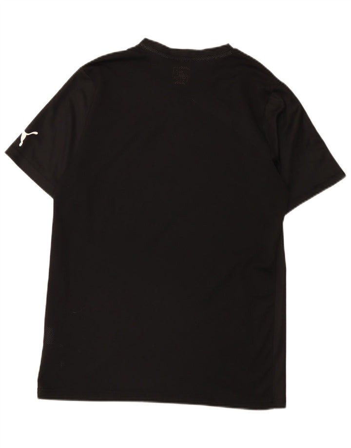 Tricou pentru bărbați Puma Top Mediu Negru Poliester Bloc de culoare