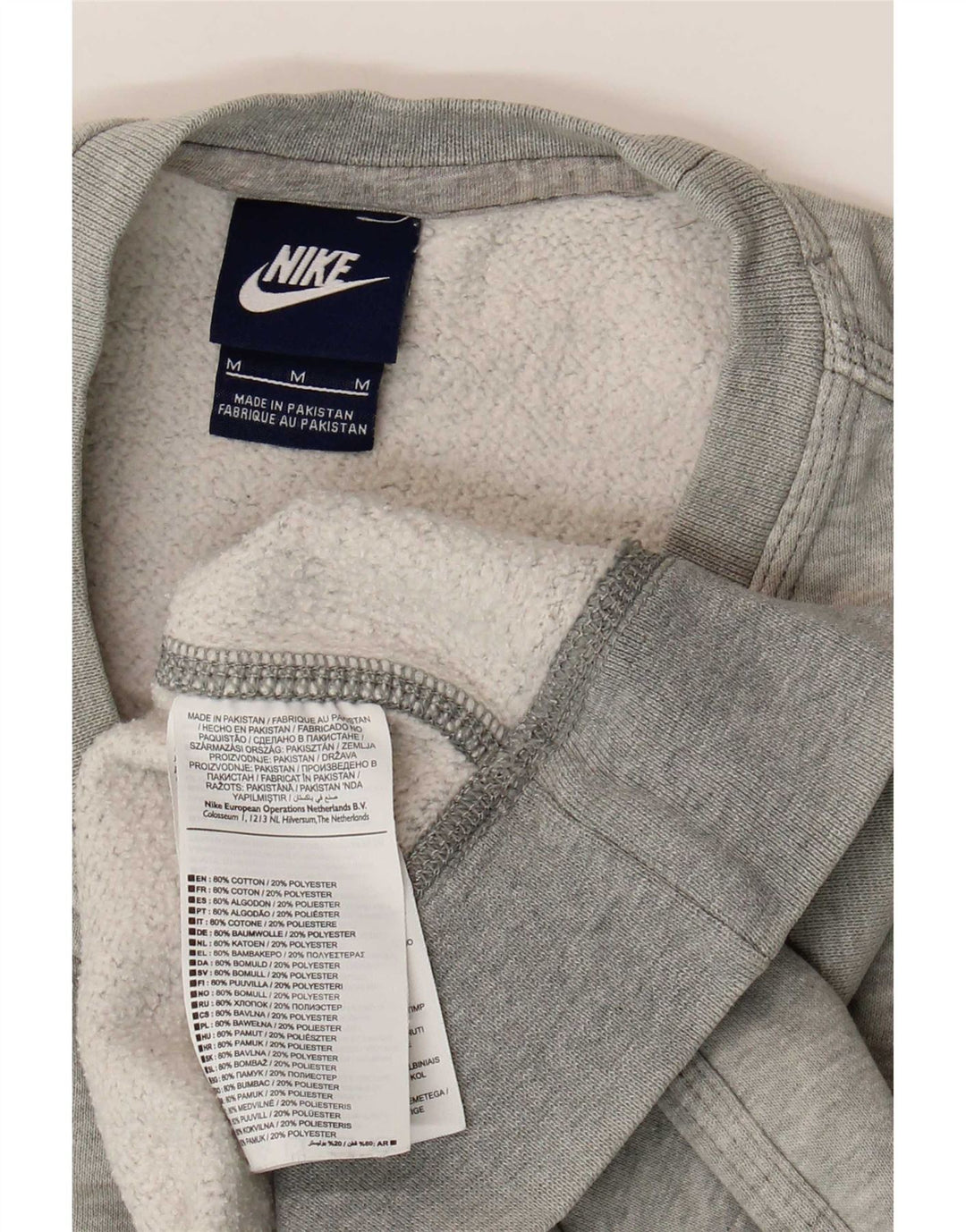 Pulover Nike pentru bărbați, bumbac, gri mediu