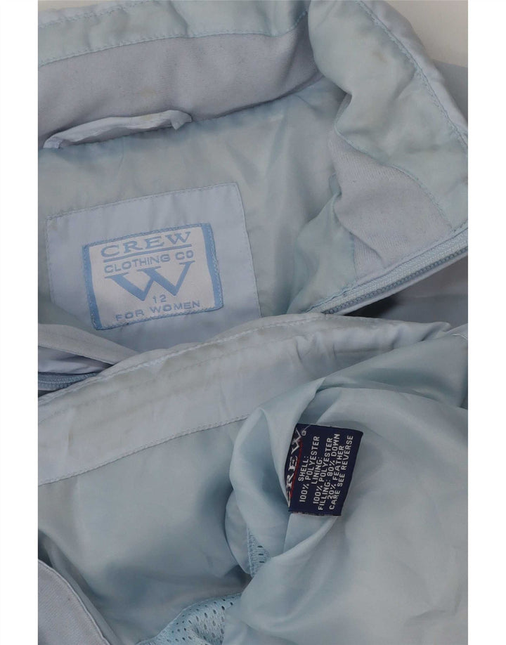 Crew Clothing Jachetă căptușită pentru femei UK 12 Medium Blue Poliester