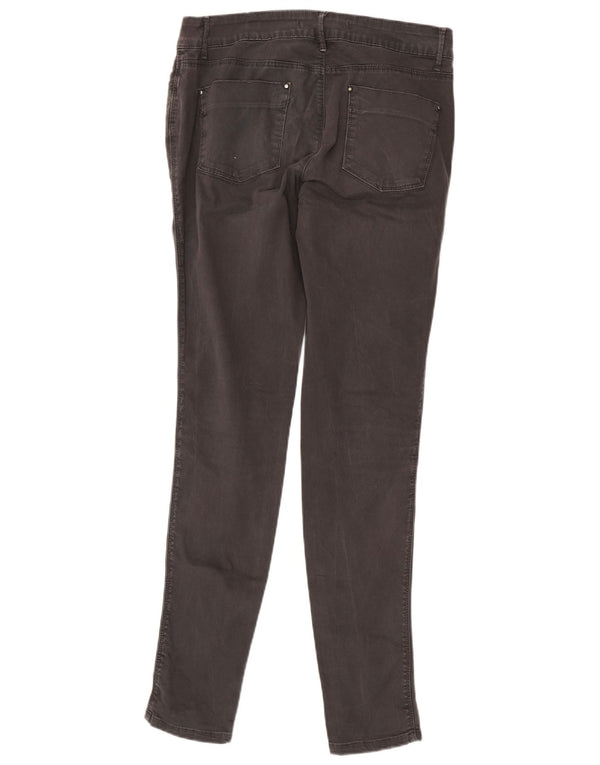 Pantaloni de damă Zara skinny casual EU 42 Large W32 L32 Bumbac gri
